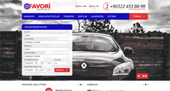 Desktop Screenshot of favorirentacar.com